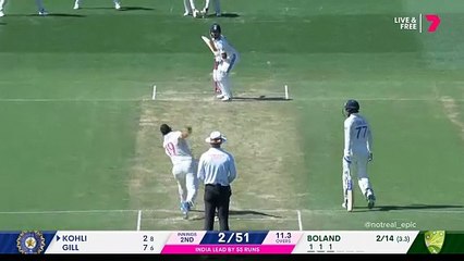 Virat Kohli Last Boundary in Whites