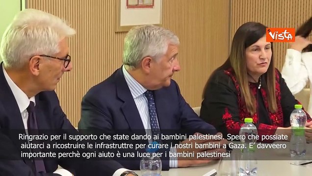 Ministra palestinese Aghabekian al Bambin Gesù: Grazie all'Italia, spero ci aiuterete a ricostruire