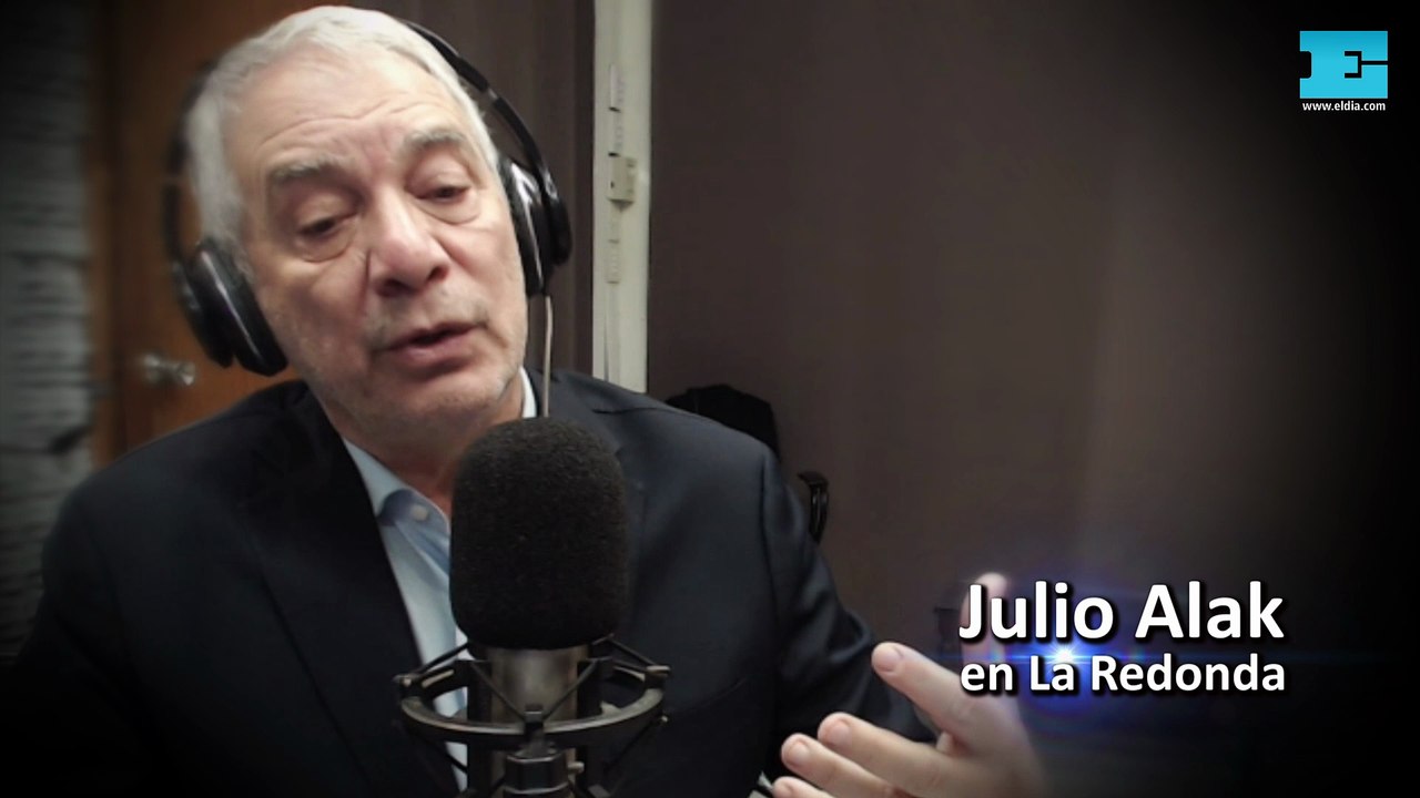 Julio Alak, en La Redonda