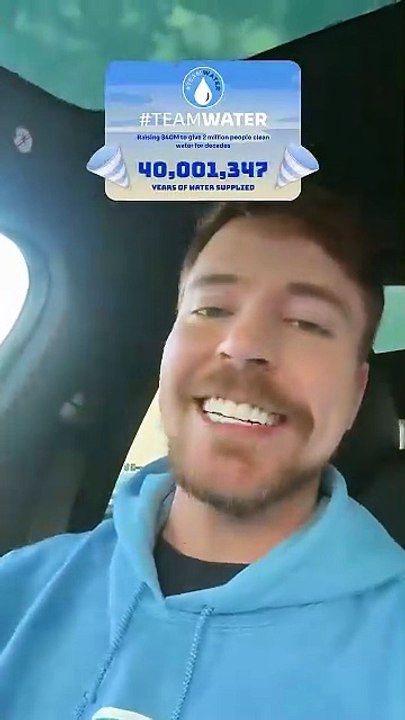 We Raised Over $40,000,000 For #TeamWater @MrBeast