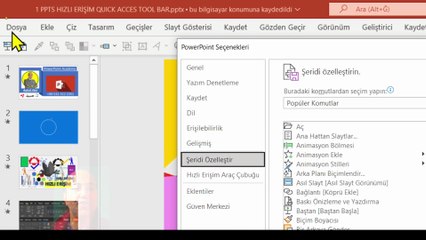 13.Ders Hızlı Erişimi Uygulamalı İnceleyelim