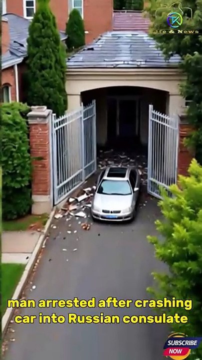 Man Crashes Car into Russian Consulate in Sydney – Arrested on Scene
