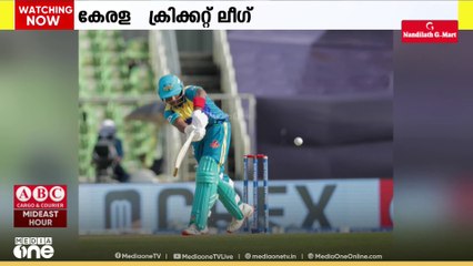 കേരള ക്രിക്കറ്റ് ലീഗിൽ കൊല്ലം സൈലേഴ്സിനെതിരെ കാലിക്കറ്റ് ഗ്ലോബ്സ്റ്റാർസിന് 14 റൺസ് ജയം