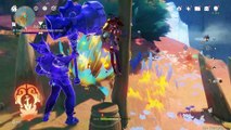 Genshin Impact Natlan Chroniqueur de la ville en ruine 1 La terre gelée se ravivant