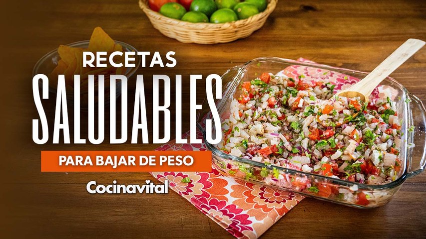 4 recetas para bajar de peso para menú semanal
