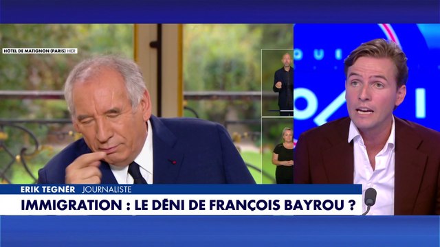 Erik Tegnèr : «En France, 1,3 millions d’étrangers sont inactifs»