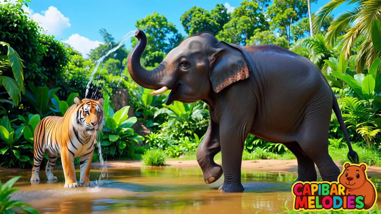 🐯 Bài Hát Thiếu Nhi 🎶 Hổ Đông Dương Dễ Thương 🌿✨