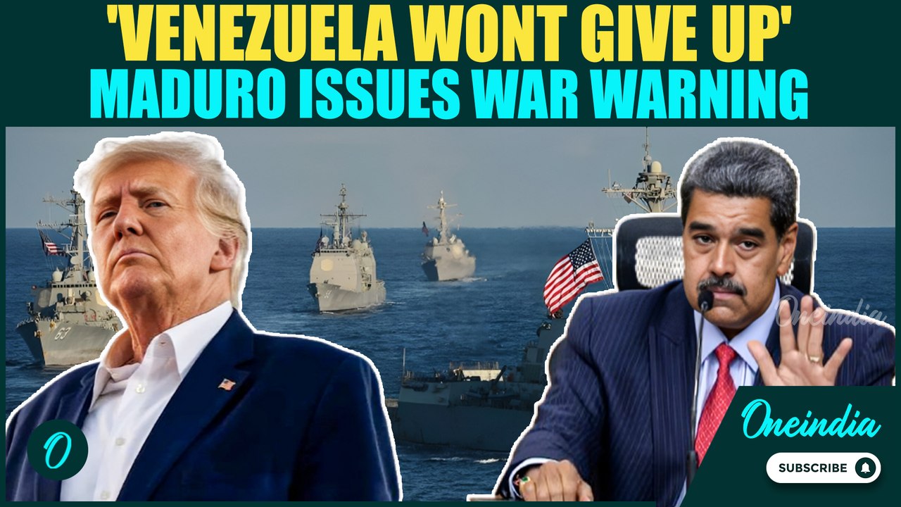 U.S-Venezuela All-Out WAR Declared? Maduro's CHILLING Ultimatum To TRUMP | Warships Wait To Attack