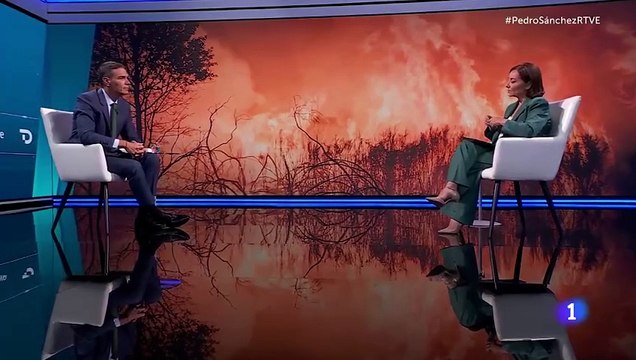 Sánchez sobre la oleada de incendios: Creo que es un enorme error ver a dirigentes políticos no hacer ni una mínima referencia a la emergencia climática