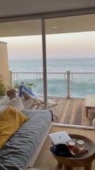 Powerful Wave Shakes Beachfront House