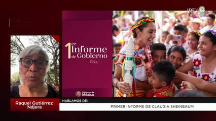 Primer informe de Claudia Sheinbaum | Raquel Gutiérrez Nájera