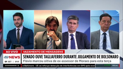 Flávio Bolsonaro faz audiência no Senado no mesmo horário do julgamento do pai