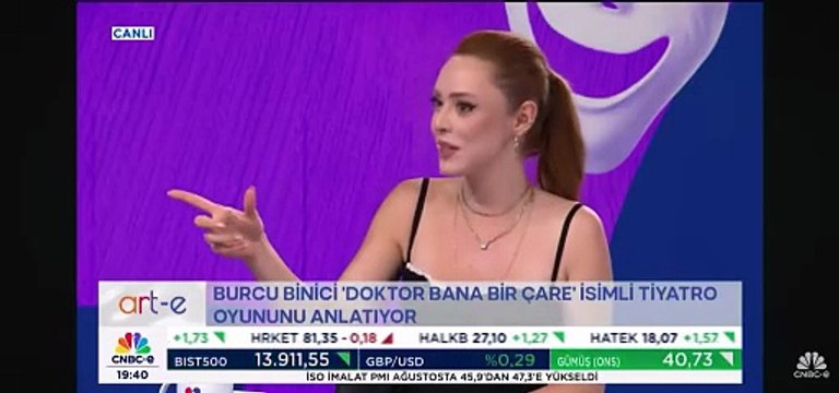 Burcu Binici Cnbc-e canlı yayını esnasında bayıldı