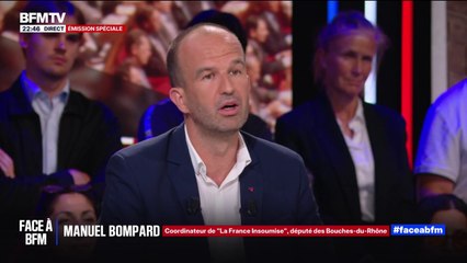 Pour Manuel Bompard (LFI), "il faut se mobiliser le 10 septembre, parce que la chute de François Bayrou doit conduire à la chute de la politique macroniste" #FaceABFM