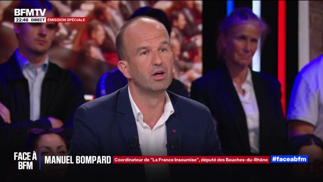 Pour Manuel Bompard (LFI), il faut se mobiliser le 10 septembre, parce que la chute de François Bayrou doit conduire à la chute de la politique macroniste #FaceABFM