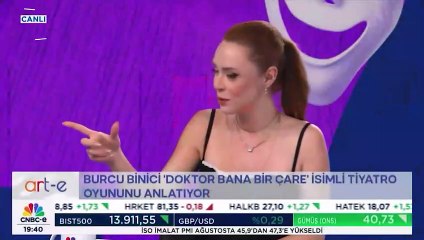 Ünlü oyuncu Burcu Binici canlı yayında bayıldı