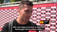 Rodri returns to Spain with a smile after 'tough' year away