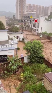 Heavy Rainfall Causes Severe Flooding in Bhatindi, India