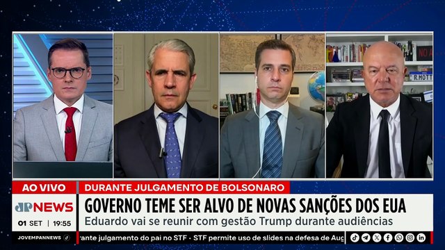 Governo teme nova sanções dos EUA durante julgamento de Jair Bolsonaro