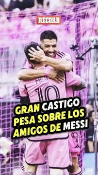 Duro castigo pesa sobre los amigos de Messi, Luis Suárez y Busquets, por vixlencia en la Final de Leagues Cup.