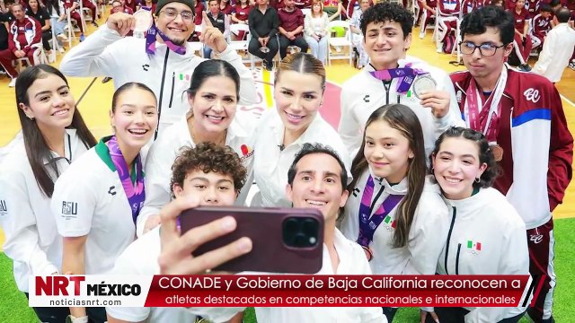 CONADE y Gobierno de Baja California reconocen a atletas destacados en competencias nacionales e internacionales