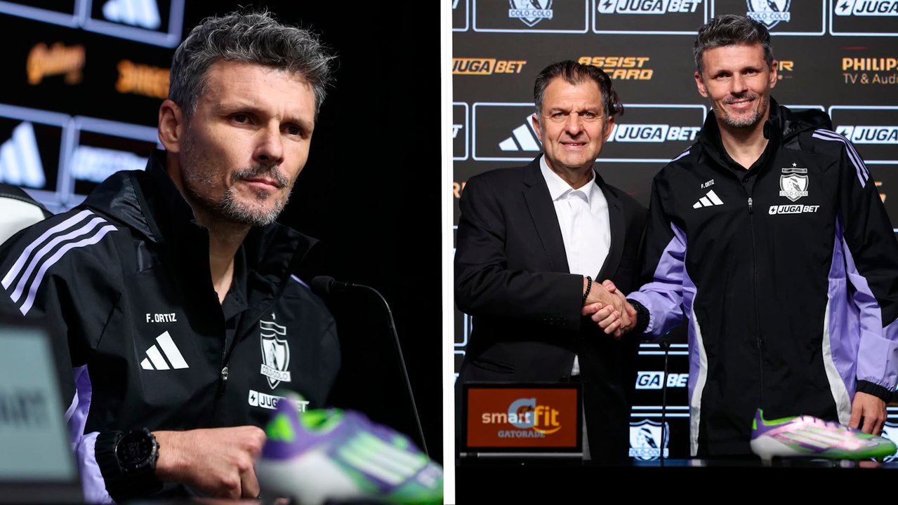 Tano Ortiz es presentado como DT de Colo-Colo en Chile: "Llego al mejor club"