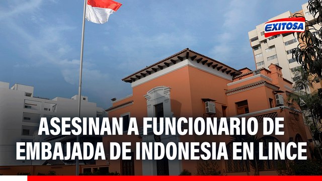 Funcionario de Embajada de Indonesia fue asesinado a disparos en Lince