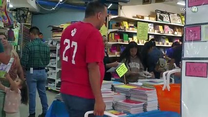 Comprar los útiles el último día de vacaciones