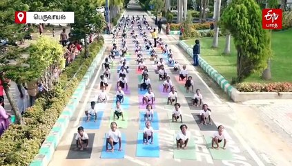 50 முறை சூரிய நமஸ்காரம்: ஆஸ்கார்ஸ் சாதனை புத்தகத்தில் இடம்பெற்ற மாணவர்கள்!