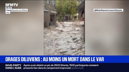 Intempéries dans le Var: un mort dans un accident de la route "en raison d'une chaussée glissante"