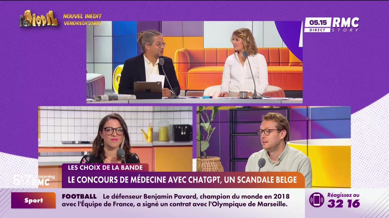 Les choix de la bande : Le concours de médecine avec ChatGPT, un scandale belge - 02/09