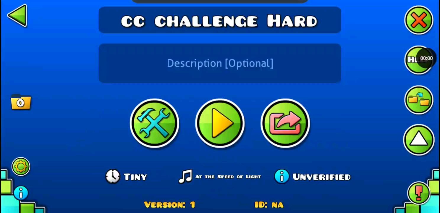 Me Playing CC Challenge Hard By Mikah21710 In Geometry Dash