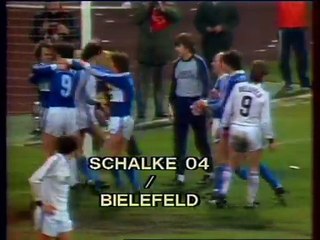 SCHALKE 04 - BIELEFELD - 1982 - SAISON 1982/1983 -