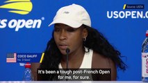 Gauff admits 'it's been tough' since French Open win