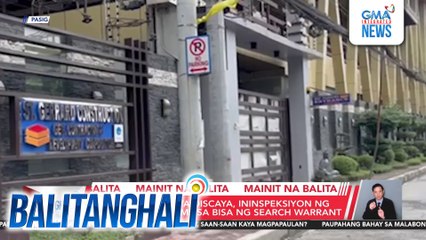 Garahe ng Pamilya Discaya, ininspeksiyon ng BOC sa bisa ng search warrant | Balitanghali