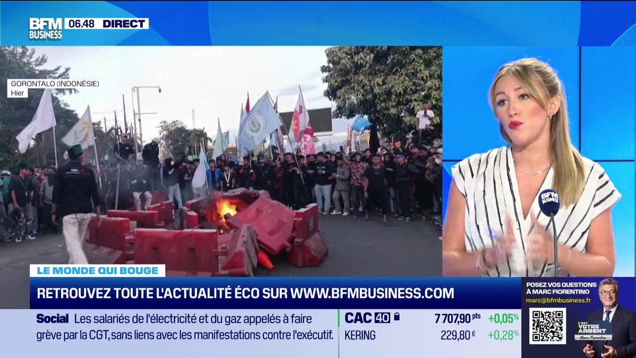 Annalisa Cappellini : Vague de contestation en Indonésie - 02/09