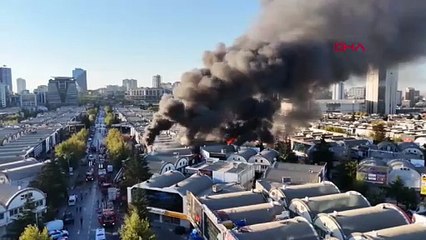 İstanbul'da büyük yangın!é Dumanlar her yerden gözüküyor