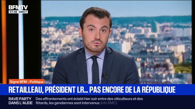SIGNÉ BFM - Bruno Retailleau: président LR... pas encore de la République
