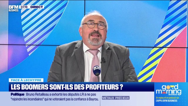 Emmanuel Lechypre face à Jean-Marc Daniel : Les boomers sont-ils des profiteurs ? - 02/09