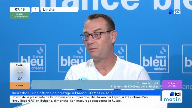 L'invité d'ici Matin, ici Orléans : Olivier Rouet