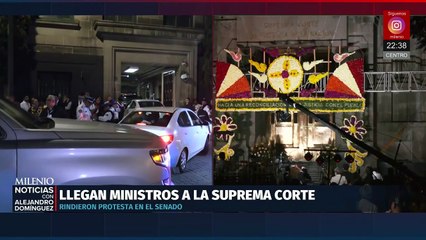 Convoy blindado escolta llegada de comitiva al Poder Judicial en medio de operativo de seguridad