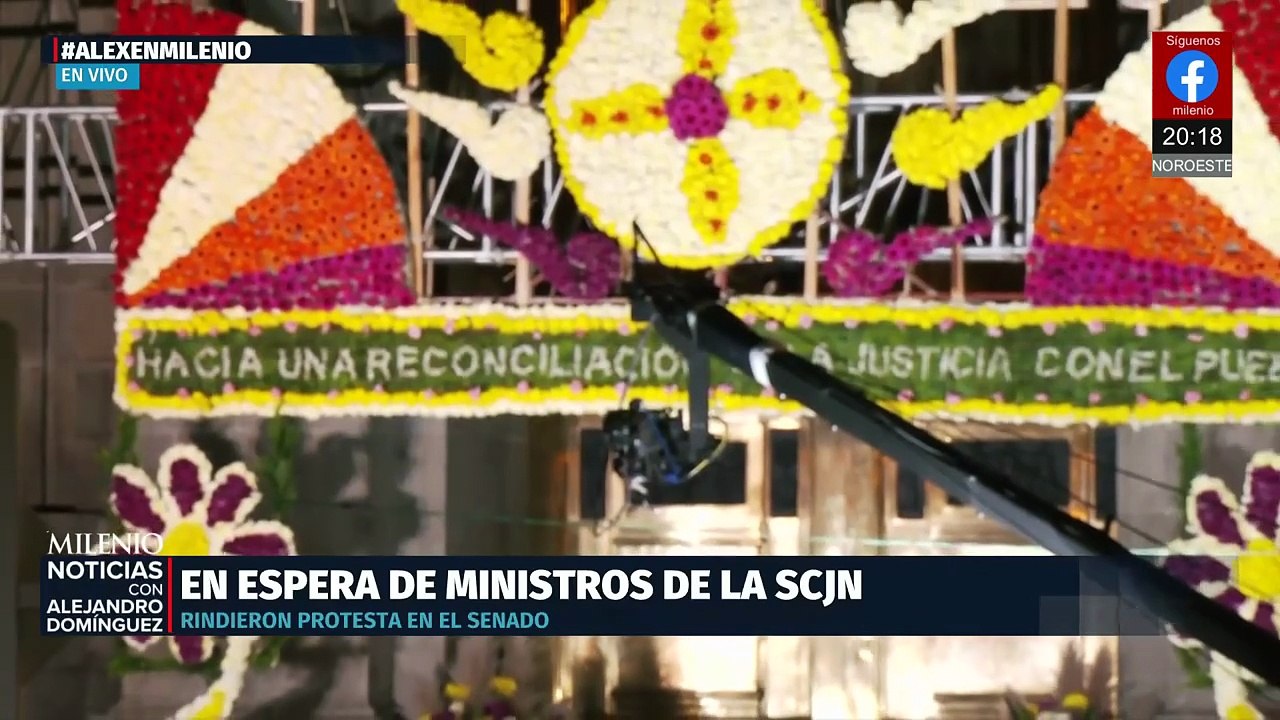 Nuevos ministros de la Suprema Corte se trasladan al edificio del Poder Judicial