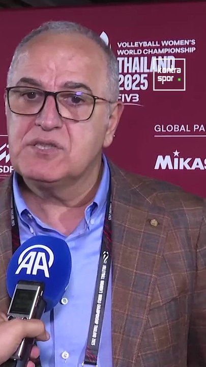 Türkiye Voleybol Federasyonu Başkanı Mehmet Akif Üstündağ: "İnşallah bu takıma Dünya Şampiyonası'nın finali yakışır"