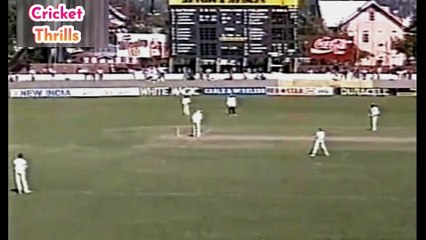Stephen Fleming First ODI Hundred 106 off 108 Balls 176 Minutes 7 Fours 1 Six vs West Indies 2nd ODI at Port of Spain, Mar 29 1996