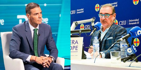 Carlos Herrera destroza el masaje a Sánchez en TVE: "Fue la entrevista a un enajenado"