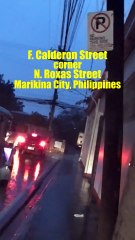 Calderon Street corner Roxas Street in Marikina City, Philippines