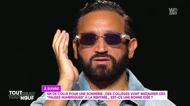 Cyril Hanouna inaugure le plateau de TBT9 ce lundi 1er septembre 2025 sur W9.