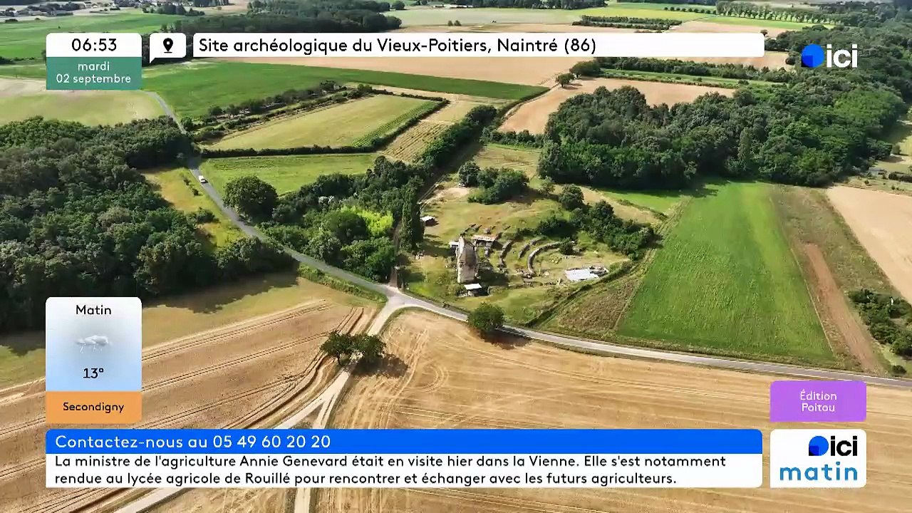 02/09/2025 - ici matin par ici Poitou en vidéo