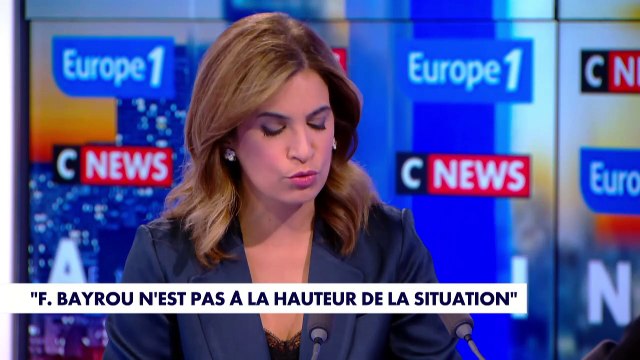 Vote de confiance : «François Bayrou s'est fait Hara-kiri» avant de retrouver la lucidité, juge Sarah Knafo
