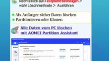 👉 Alle Daten vom PC löschen – sicher & schnell mit AOMEI Partition Assistant!